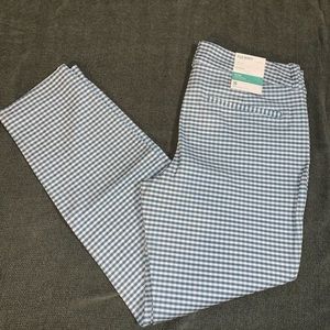 NWT, plaid pixie pants